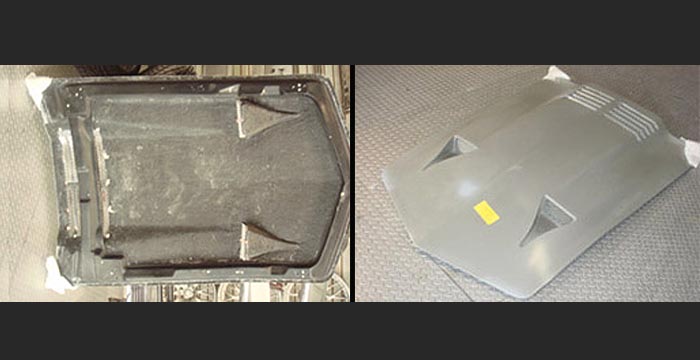 Custom Chevy Corvette Hood  Coupe (1968 - 1972) - $980.00 (Manufacturer Sarona, Part #CH-006-HD)